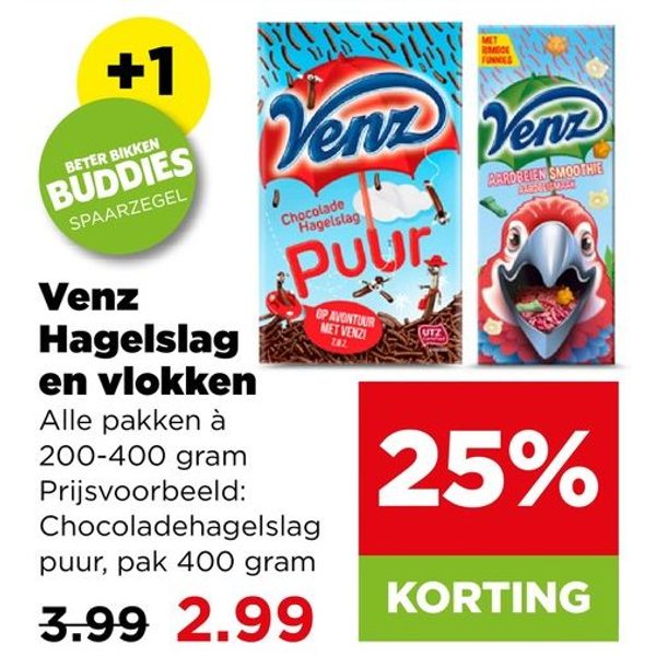 Venz Hagelslag en vlokken