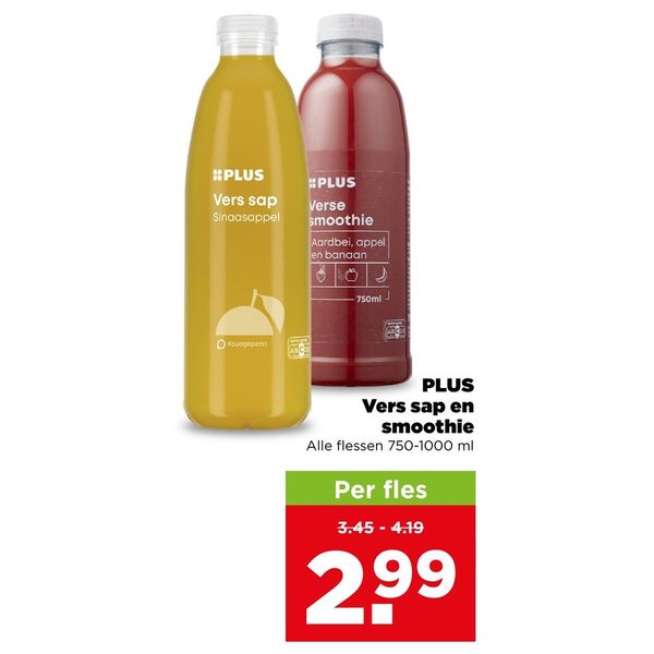 Vers sap en smoothie