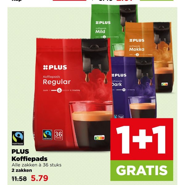 PLUS Koffiepads