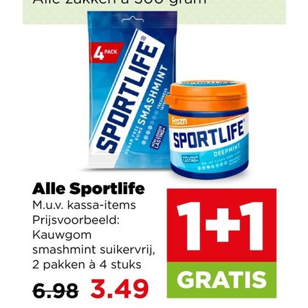 Sportlife kauwgom