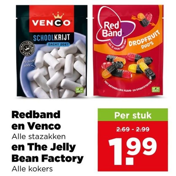 Stazakken en kokers (o.a. Redband, Venco, The Jelly Bean Factory)