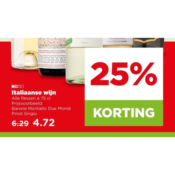 Italiaanse wijn Barone Montalto Due Mondi Pinot Grigio
