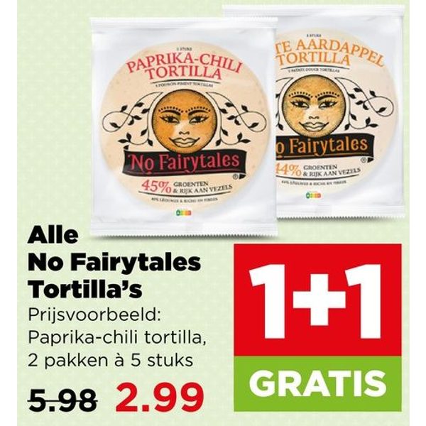 No Fairytales Tortilla's