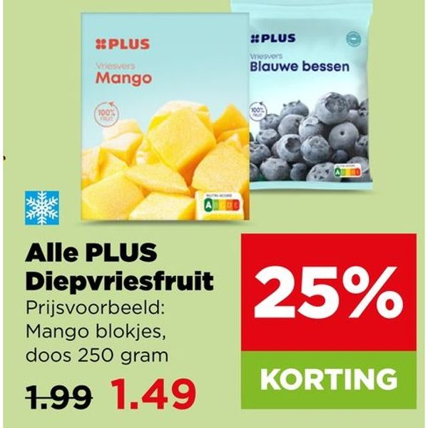 PLUS Diepvriesfruit