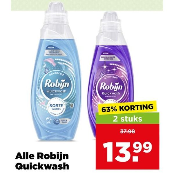 Robijn Quickwash wasmiddel