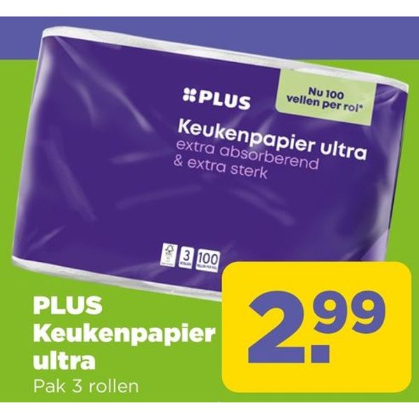 PLUS Keukenpapier ultra
