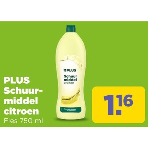 PLUS Schuurmiddel citroen