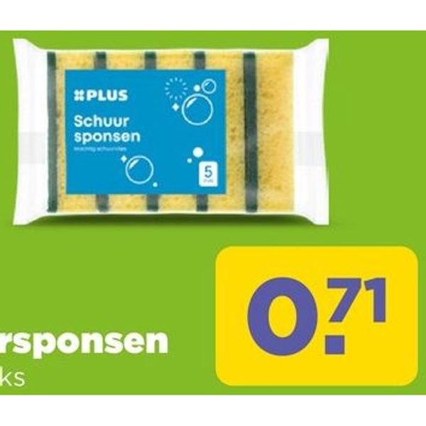 PLUS Schuursponsen