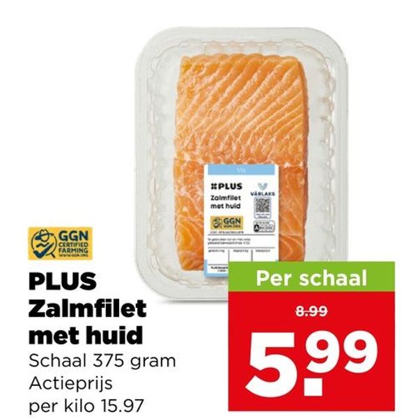 PLUS Zalmfilet met huid