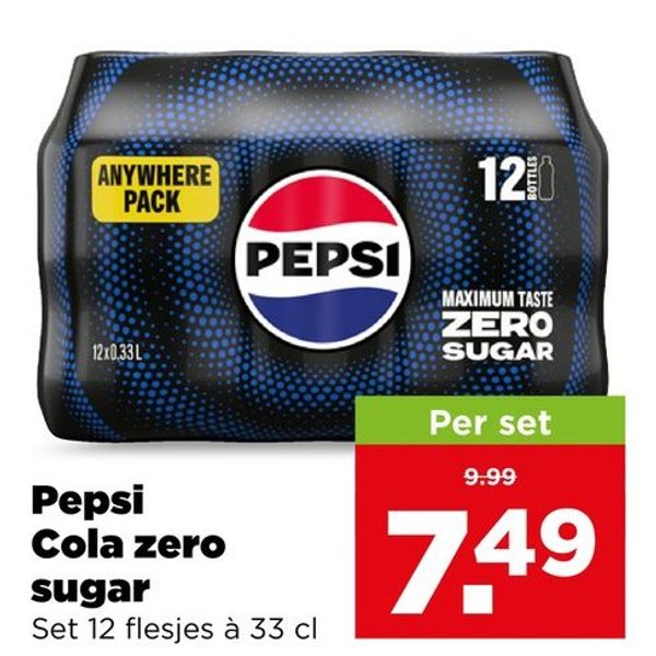 Pepsi Cola zero sugar
