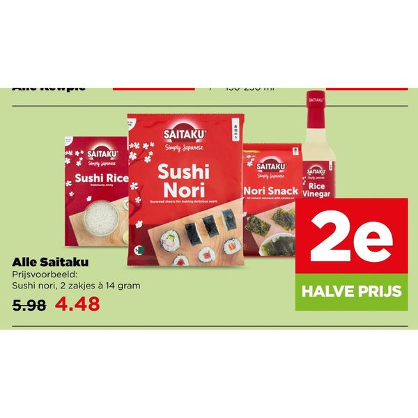 Saitaku Sushi benodigdheden