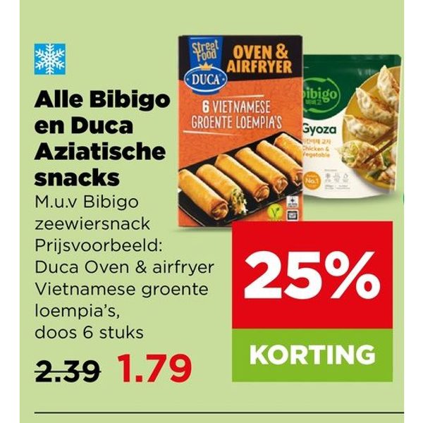 Bibigo en Duca Aziatische snacks
