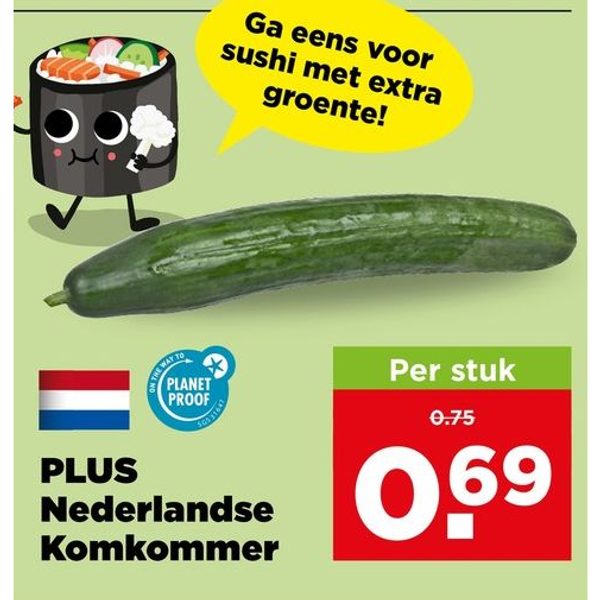 PLUS Nederlandse Komkommer