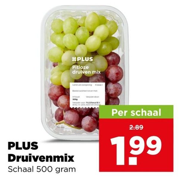Pitloze druiven mix