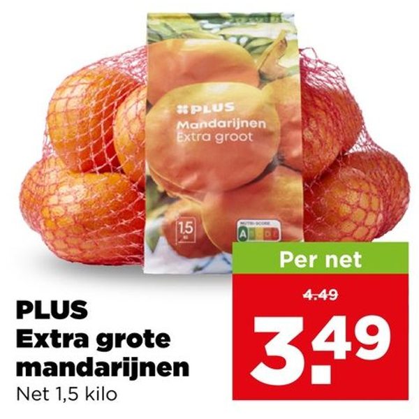 PLUS Extra grote mandarijnen