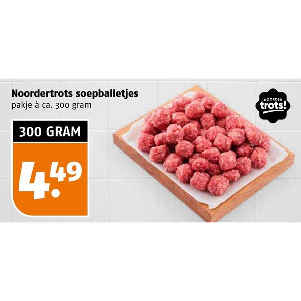 Noordertrots soepballetjes