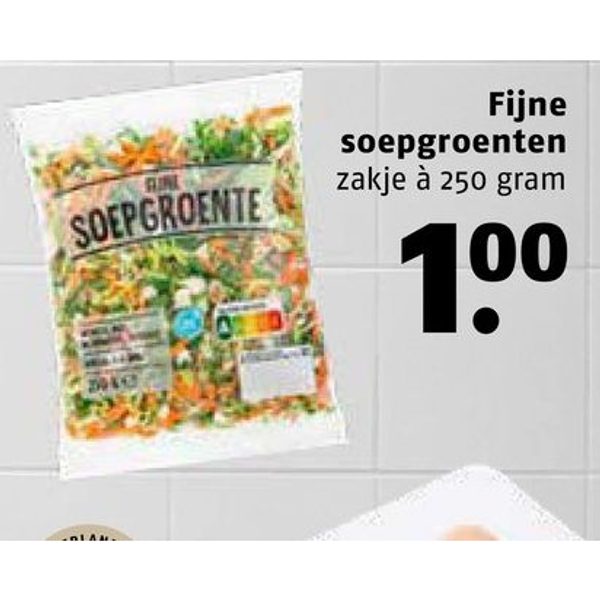 Fijne soepgroenten