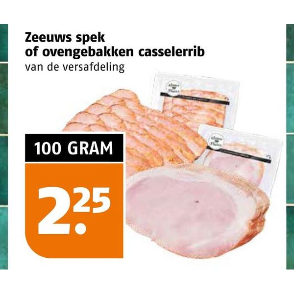 Zeeuws spek of ovengebakken casselerrib
