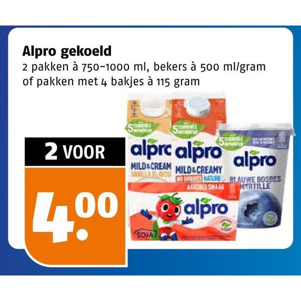 Alpro gekoeld