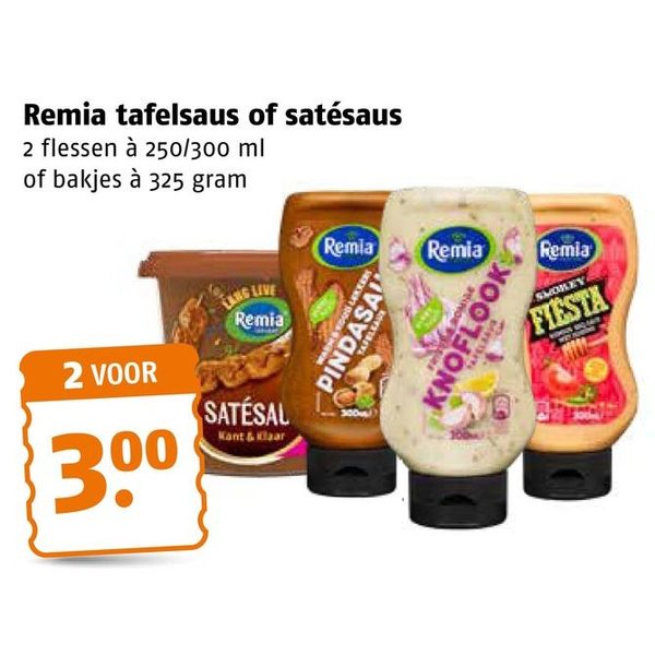 Remia tafelsaus of satésaus