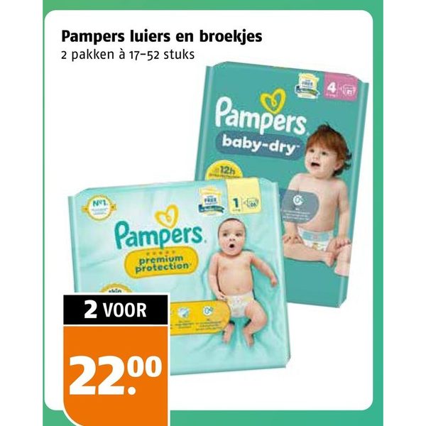 Pampers luiers en broekjes