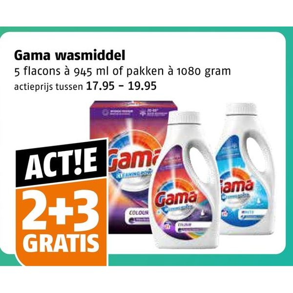 Gama wasmiddel