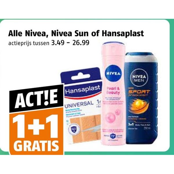 Nivea, Nivea Sun, Hansaplast