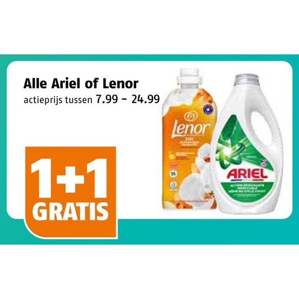 Ariel of Lenor wasmiddel