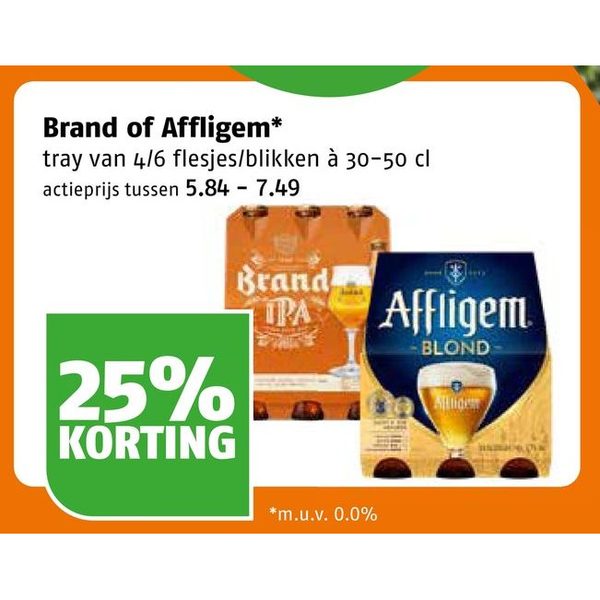 Brand of Affligem speciaalbier