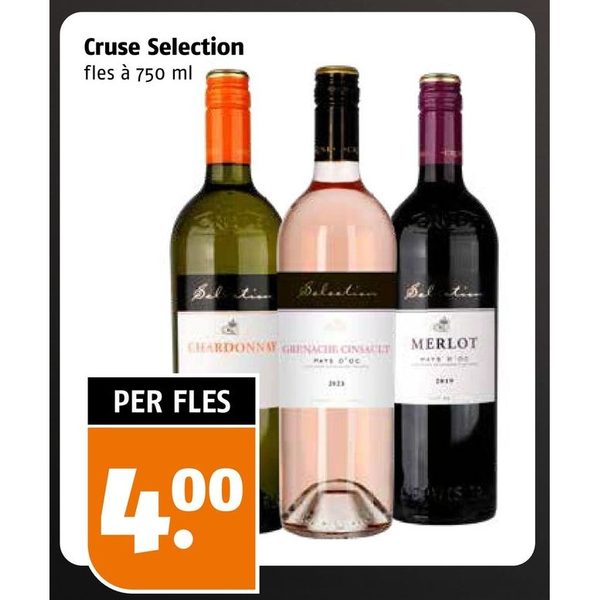 Cruse Selection wijn
