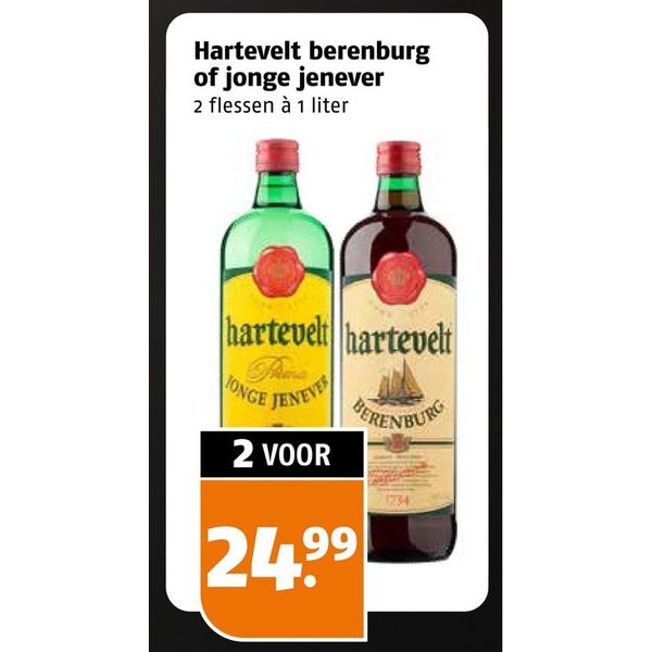 Hartevelt berenburg of jonge jenever