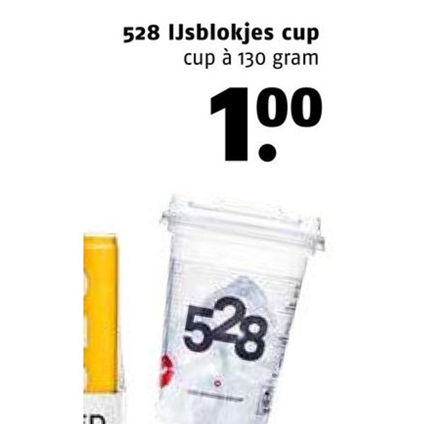 528 IJsblokjes cup
