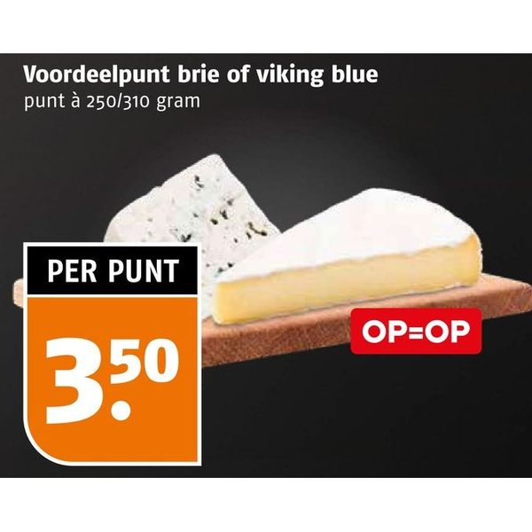 Voordeelpunt brie of viking blue