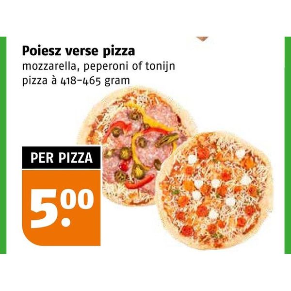 Poiesz verse pizza