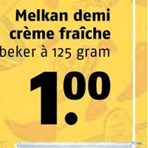 Melkan demi crème fraîche