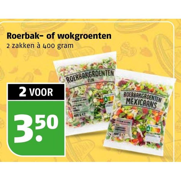 Roerbak- of wokgroenten