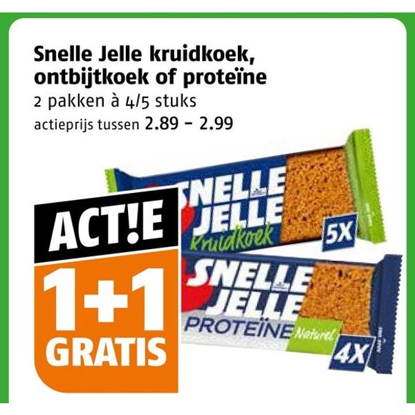 Snelle Jelle kruidkoek, ontbijtkoek of proteïne