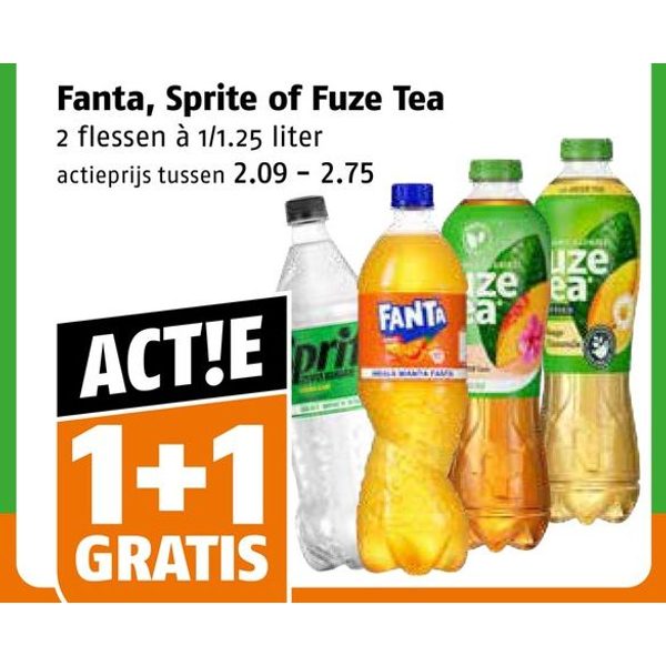 Fanta, Sprite of Fuze Tea