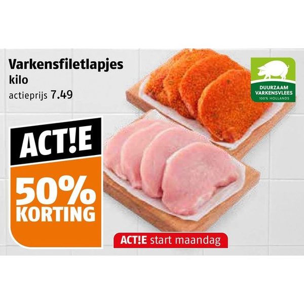 Varkensfiletlapjes