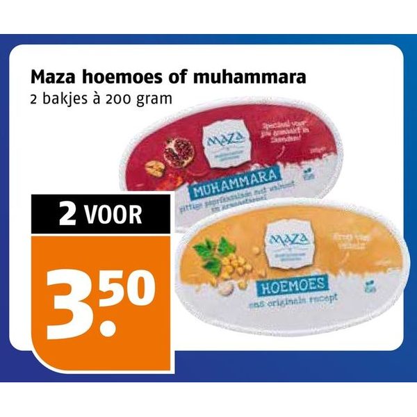Maza hoemoes of muhammara