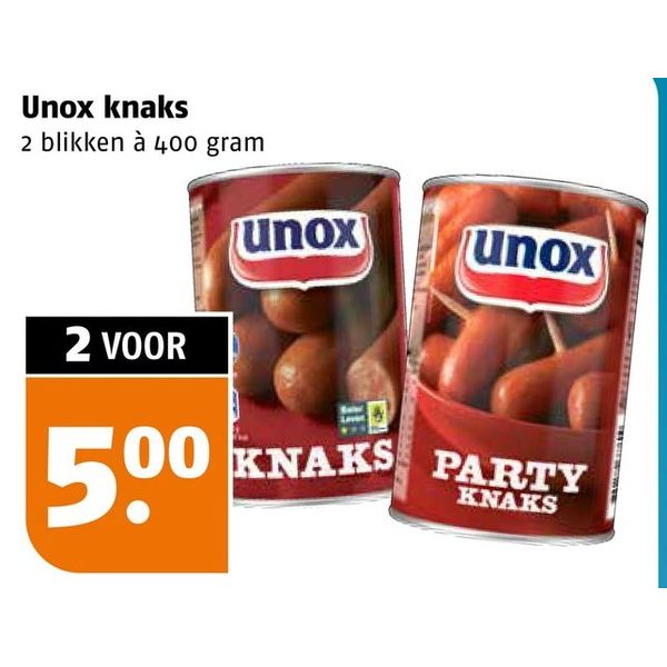 Unox knaks