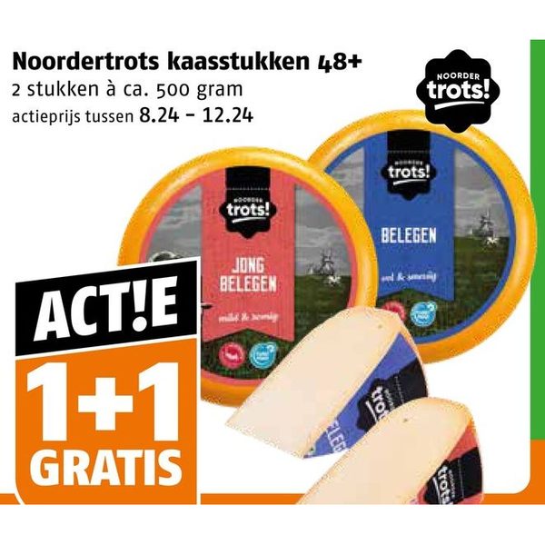 Noordertrots kaasstukken 48+