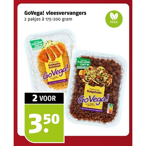 GoVega! vleesvervangers