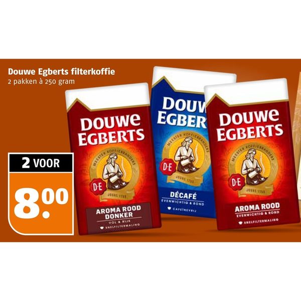 Douwe Egberts filterkoffie