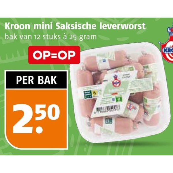 Kroon mini Saksische leverworst