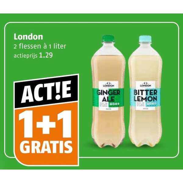 London ginger ale of bitter lemon