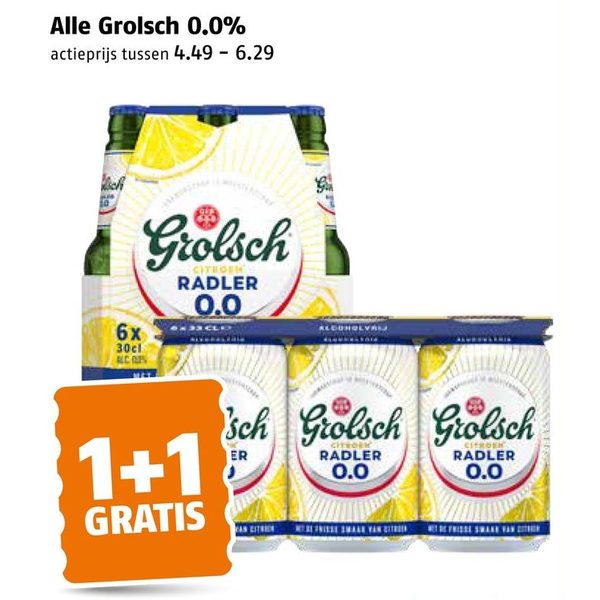Alle Grolsch 0.0%