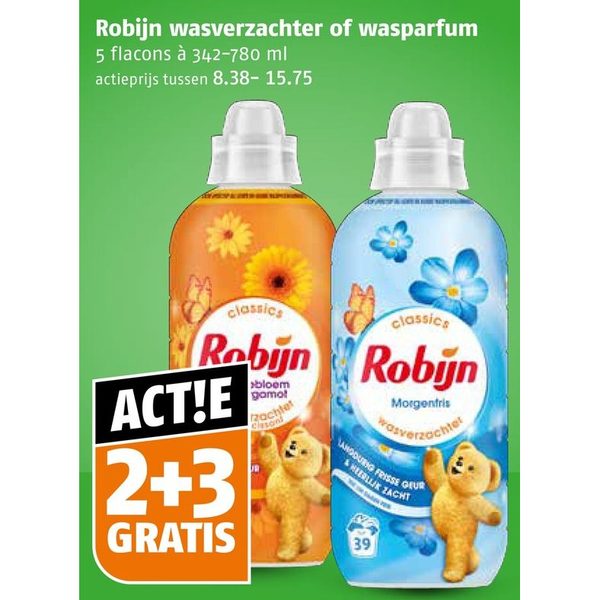 Robijn wasverzachter of wasparfum