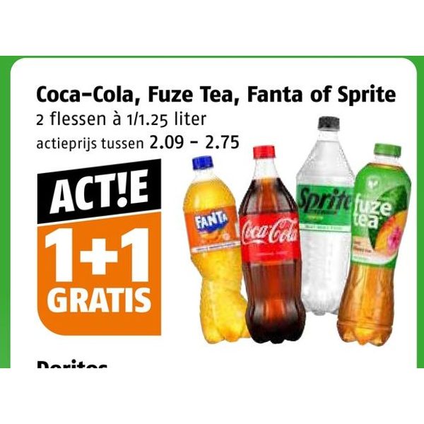 Coca-Cola, Fuze Tea, Fanta of Sprite