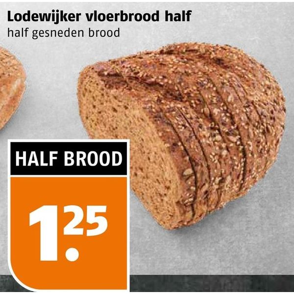 Lodewijker vloerbrood half